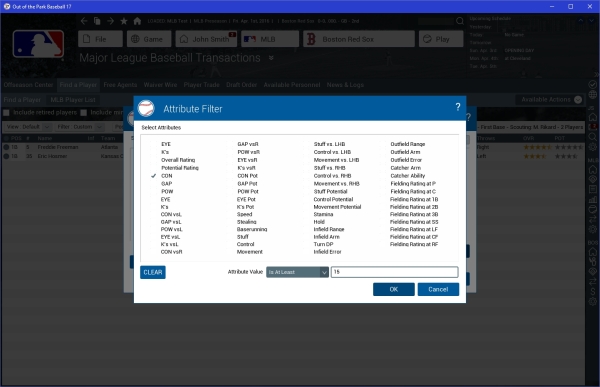 Filter Attributes