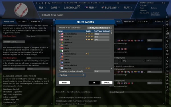 Default Player Origin