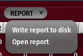 Report Action Menu